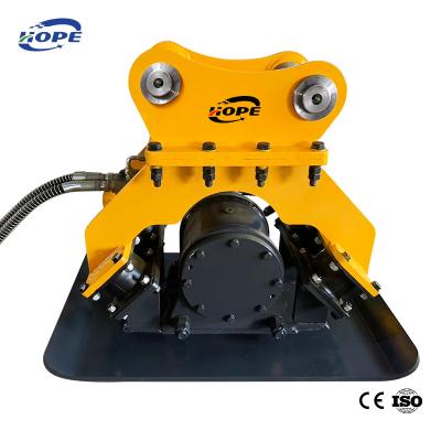 China Mini graafmachine Vibrating Compaction Plate Hydraulic Tamping Machine Compactor Vibrator Rammer Voor graafmachine Te koop