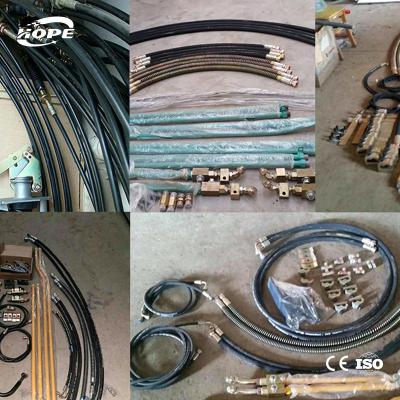 China Excavator Breaker Piping Flexible Hose Rigid Steel Pipe Assembly Head Parts Welding Pipeline for sale