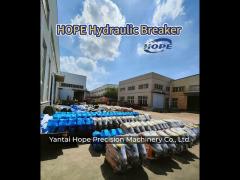 high durability yantai hope hydraulic breaker for rock breaking