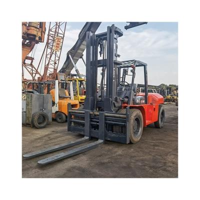 China 2012 Heli 10Ton Diesel Engine Forklift with 10000kg Capacity and Routine Fork Length for sale