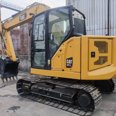 China Excavadora usada CAT 307.5 com válvula hidráulica original e trilhos de borracha do Japão à venda