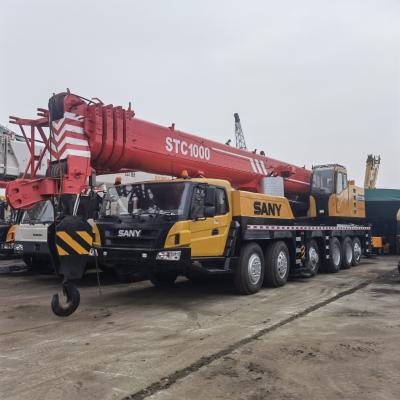 China Directly Sell Used SANY STC1000 Truck Crane With Good Condition STC550 STC750 STC800 for sale