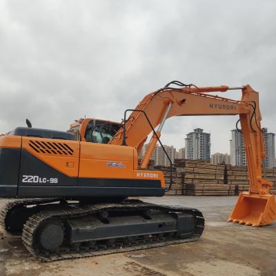 China Good Condition Hyundai 220-9s Excavator 22000 KG Machine Weight 0-2000 Working Hours for sale