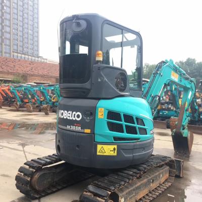 China Original 2021 in gutem Zustand Japan Gebraucht 3 Tonnen Hitachi Kobelco SK30 SK30 Mini Bagger zu verkaufen