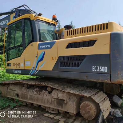 China Gebrauchtes Volvo EC250 Hydraulic Crawler Bagger mit geringer Arbeitszeit in Shanghai zu verkaufen