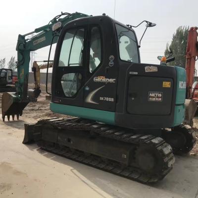 China Original Condition Kobelco SK70SR 7 Ton Used Crawler Excavator Good Running Condition for sale