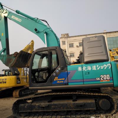 China 3 Tonnen Nennlastkapazität Kobelco SK200 Bagger erschwinglich 20 TON Gebrauchtbagger zu verkaufen