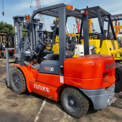 China Diesel Forklift HELI H3 Series 3Ton 3M CPCD30 Forklift Truck with Routine Fork Width for sale