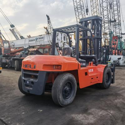 China HELI 10 ton Tcm Forklift Bearing Maximal Forklift Container Lifting Forklift CPCD100 for sale