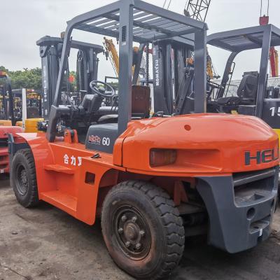 China Retail Used HELI 6 Ton Diesel Forklift CPCD60 with Competitive Sale Option for sale