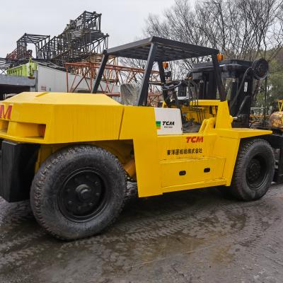 China TCM FD100 10 Ton Diesel Forklift with 3m Lifting Height and 4.5m Fork Width in Shanghai for sale