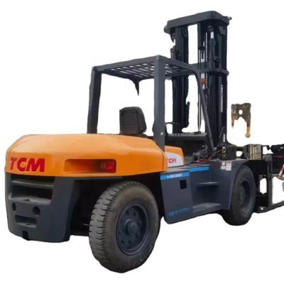 China Weight KG 10000 kg Good Condition Tcm 10Ton Forklift FD100 Used Stacker Original Japan for sale