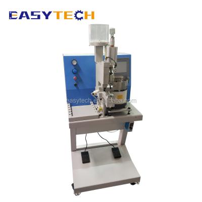 China Bead Punching Inserting Process Metal Button Eyelet Head Double Bead Riveting Magnetic Snap Button Machine for sale