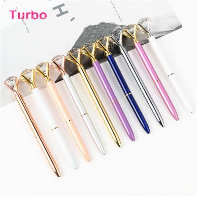 China 2019 2020 Market Top Creative Stationery China Ballpoint Pens School Sales Office Wholesale Office Use Diamond Crystal Ballpoint Pens 0.5mm for sale