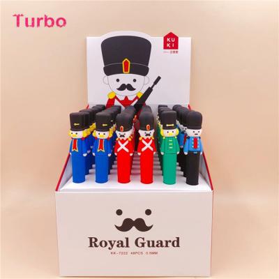 China New Hot Promotional Novelty Cartoon 0.5mm Normal Trending Stationery Office Style England Gel Ink Rubber Pens for sale