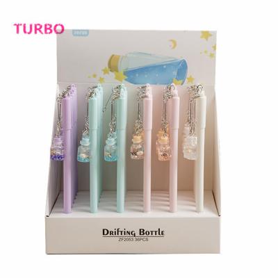 China 2020 New Yiwu Idea Products Stationery Office Normal Good Writing Pen Cartoon Ballpoint Pen Plastic Gel Ink Pens 0.5mm for sale