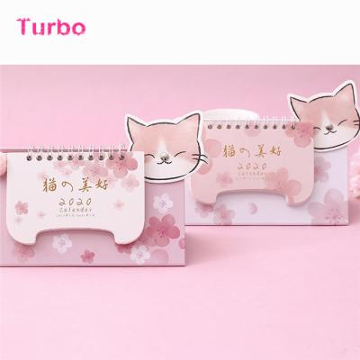 China New Germany Stationery Table Calendar Office Products Innovative Design Animal Style 2020 Daily Tear Off Calendar Paper Printing for sale