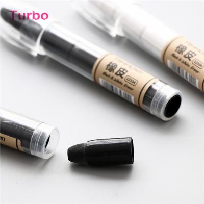 China Office Eraser Free Sample Yiwu Factory Price Stationery 2019 New Popular Cute Pen Style PVC Free Erasers For Kids for sale