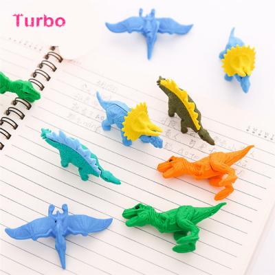 China Wholesale Custom Cheap Rubber Pencil Eraser New Office Eraser China Type Dinosaur 3d School Stationery Erasers for sale