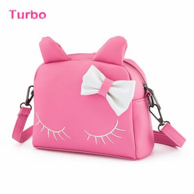 China Cartoon waterproof Korean animal design school large capacity student PU backpack and leather shoulder bag for kids for sale