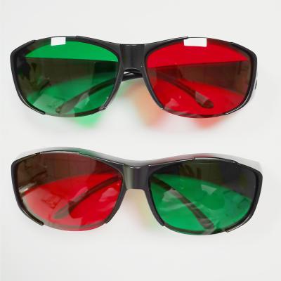 China Great for blu-rays and DVD movies that require Glasses Red/Cyan Glasses Black Plastic Green Blue Green 3D Anaglyph 3D Red/Amber Blue /Magenta Red Cyan Glasses for sale