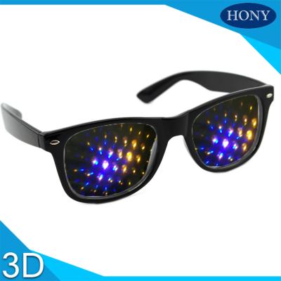 China Custom Ultimate Nightclub Diffraction Glasses Plastic Wholesale ,Rare Diffraction Glasses& Goggles Eyewear for sale