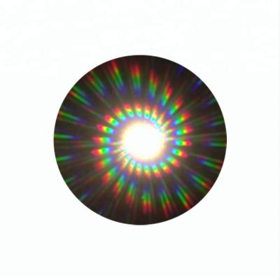 China See the effect of bright light spiral fireworks from each source light effect grating sheet - A4 size clear diffraction fireworks film spirals effect for sale