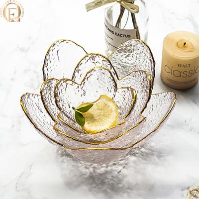 China Minimalist special design wicker glass light fruit bowl widely used and vegetable luxury creative for sale