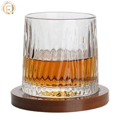 China 2021Hot Selling Whiskey Spinning Unzi Whiskey Glass Drinking Glasses Cup High Quality Creative Sublimation for sale