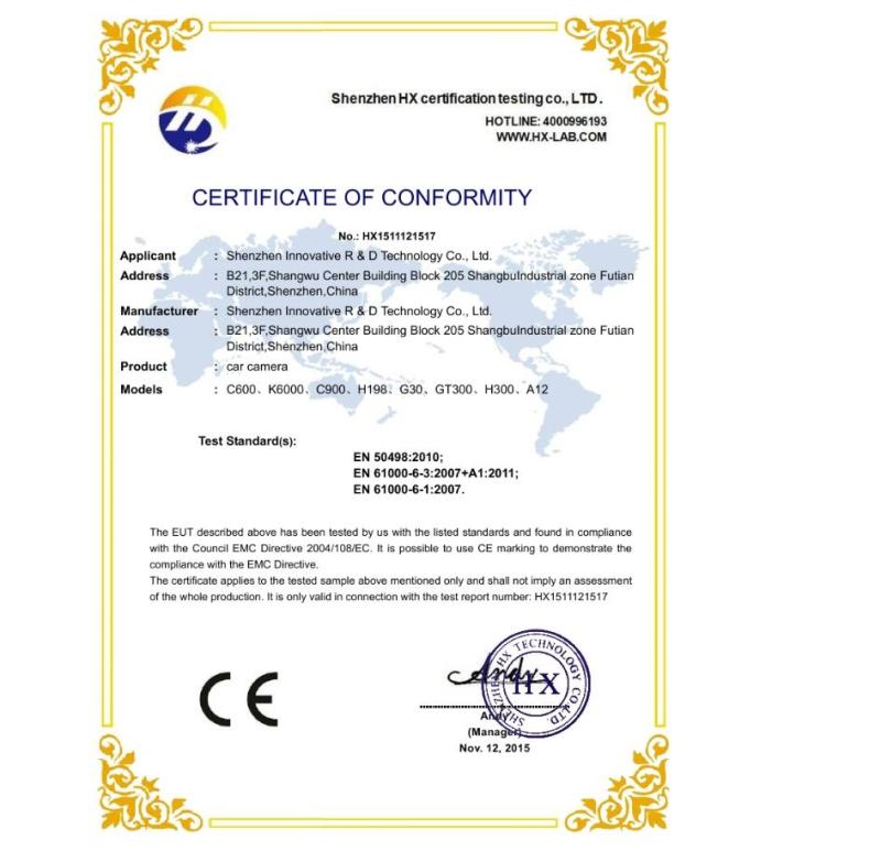 CE - Shenzhen Innovative R & D Technology Co., Ltd.