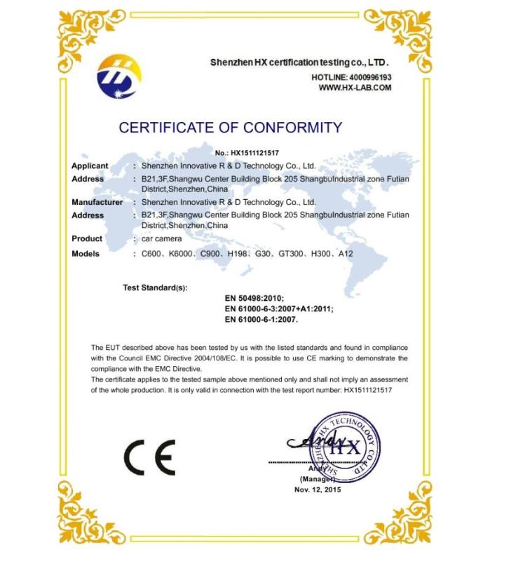 RoHS - Shenzhen Innovative R & D Technology Co., Ltd.