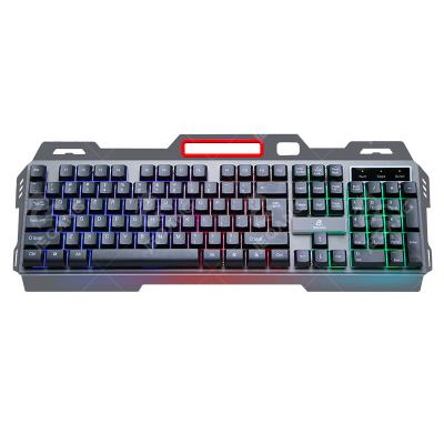 China Factory Wholesale Wireless Wired USB RGB LED Backlit 104 Keys Mechanical Gaming Keyboard Fell Keypad for sale