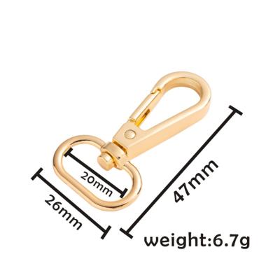 China Fashionable Hot Sales Handbag Hardware Accessories Metal Swivel Snap Hook For Bags Making Fittings Wholesale for sale