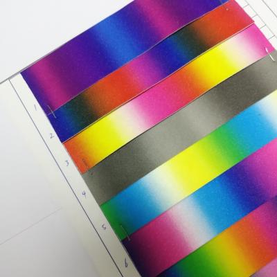 China waterproof textiles and leather products hologram fabric transfer film PU artificial leather foil for bags for sale