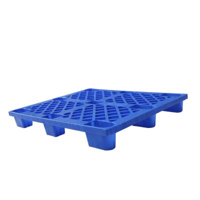 China Supermarket and Warehouse Stackable Recyclable Export Single Faced HDPE/PP Plastic Pallet Manufacturer for sale