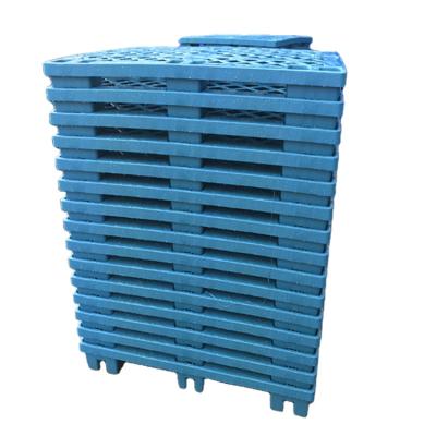 China Single Faced HDPE Material Nested Plastic Pallet for sale