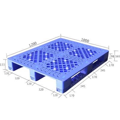 China Wholesale Manufacturer Chinese Single Face Heavy Duty Loading Plastic Pallet for sale