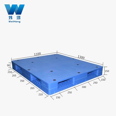 China Double Faced DOUBLE Faced Flat Surface Polyethylene Plastic Euro Pallet for sale