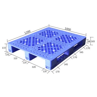 China Single Faced Plastic Shipping Crates Pallet Turnover 1100*1100 Safe Crate Plastic Pallet for sale