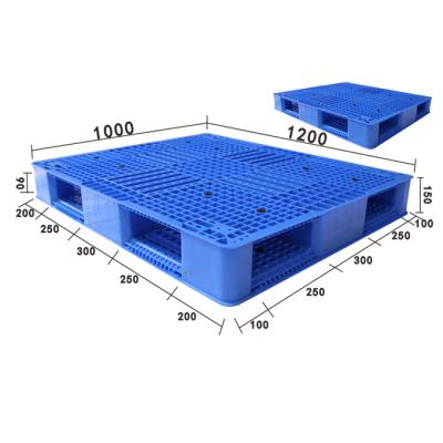 China Double Faced Hot Cheap Price Heavy Duty Plastic Pallet For 1010 1210 1311 Plastic Pallet for sale