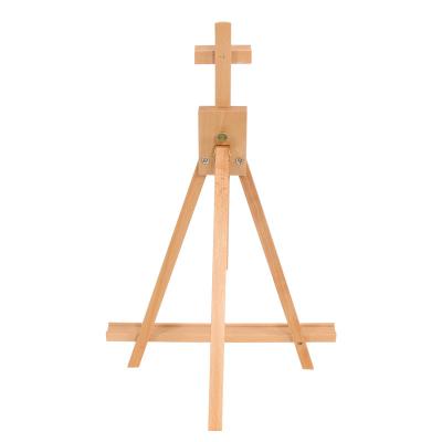 China Dongjin Wooden Mini Desk Easel Painting Easel for Sketching Adjustable Mini Desk Art Easel Kids Beech Wooden Easel Stand for Artist Painting for sale