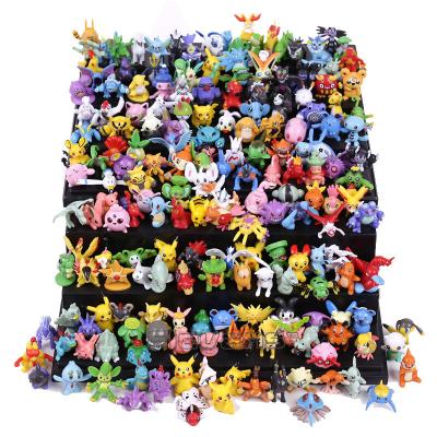 China MODEL TOY 144Pcs Styles Pokemon Figures Toys Model Collection Anime Figure Dolls Kid Child Halloween Christmas Gift 2-3cm Pikachu for sale