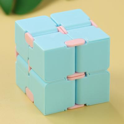 China Office 2021 Flip Kids Antistress Finger Game Infinity Cube Plastic Magic Endless Hand Anti-stress Toys New Toy Gift for sale