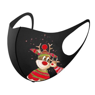 China Costume Dust Mask Halloween Cosplay 2021 Sun Mask Printing Cloth Protective Face Mask Christmas Washable Reusable Face Masks Filter for sale