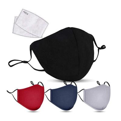 China Outdoor Activity For Earloop Printing Sublimation Fashion Fashion Anti Dust Cotton Breathable Face Mask Safety Reusable Washable Adjustable Elastic Skin Care With Filter for sale