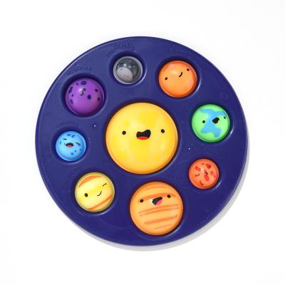 China Simple Eight Planets Fidget Toy Cute Stress Relief Antistress Board Sensory Autism Anxiety Fidget Toy For Kids Fidget Toy for sale