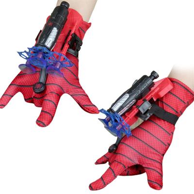 China Figure Toy Plastic Cosplay Glove Launcher Set Funny Toys For Kids Boys Glove Action Number Toy Assembly /Assembling Launcher for sale