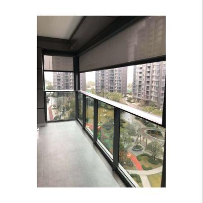 China Contemporary Insect Error Free Rainproof Motorized Retractable Screen for sale