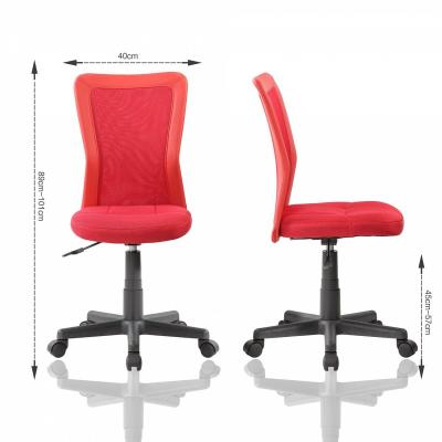 China (Size) Wholesale Cheap Simple Mesh Office Chair Adjustable Without Armrest Office Chair for sale