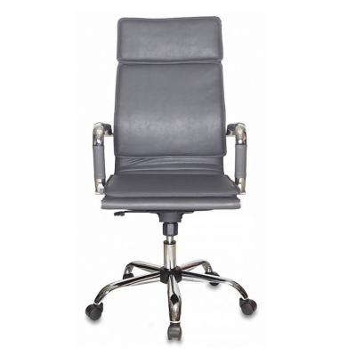 China High Quality Cheap Gray PU Chair Computer Chair Executive Office Rotation Chair for sale